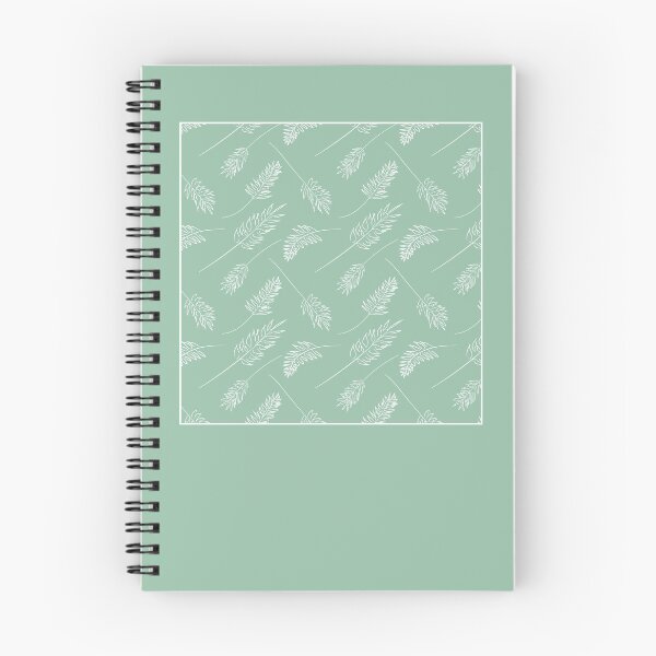 Item preview, Green and White Leaf Pattern designed and sold by alba4design.