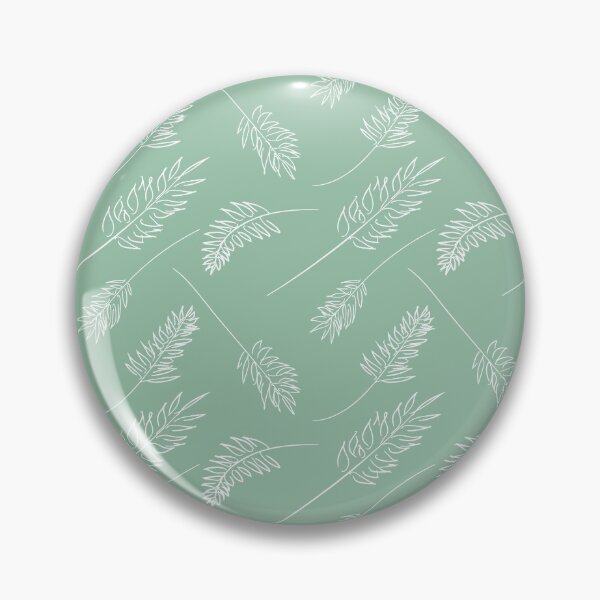 Item preview, Green and White Leaf Pattern designed and sold by alba4design.
