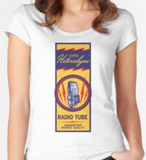 Radio Tube Box Women's Fitted Scoop T-Shirt