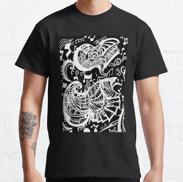 Frank Louis Allens Black Piano's T-shirt and Accessories Classic T-Shirt