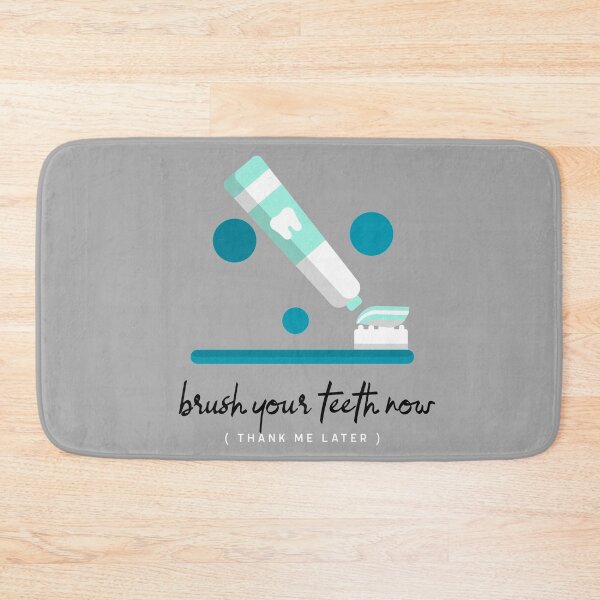 Item preview, Brush your teeth now Dental Design designed and sold by guaka-molly.