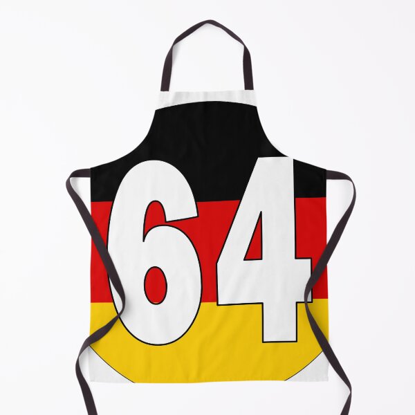 Item preview, Number 64 with Germany flag on the background designed and sold by AllShirts21.