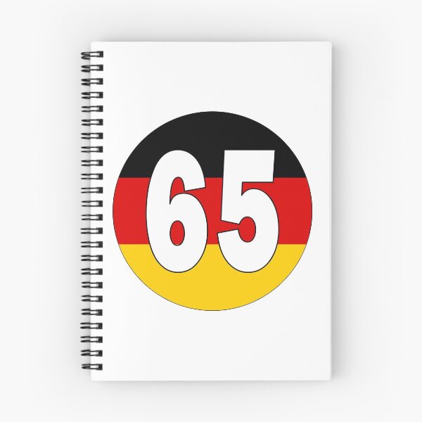 Item preview, Number 65 with Germany flag on the background designed and sold by AllShirts21.