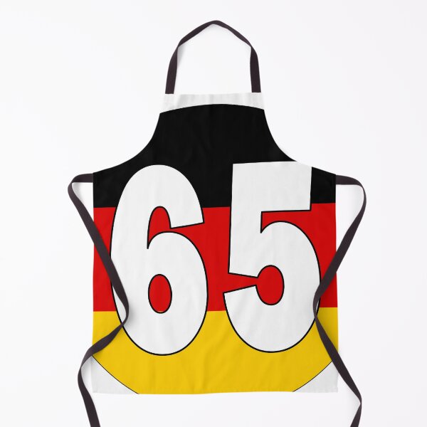 Item preview, Number 65 with Germany flag on the background designed and sold by AllShirts21.