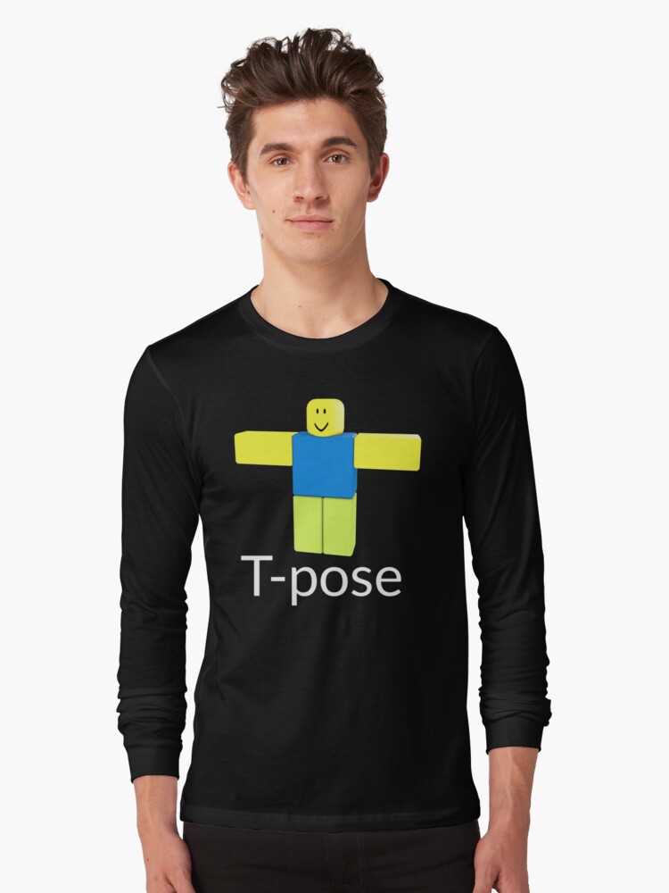 Roblox Noob Tpose Roblox T Shirt By Ludivinedupont Redbubble - roblox shirt definition of noob