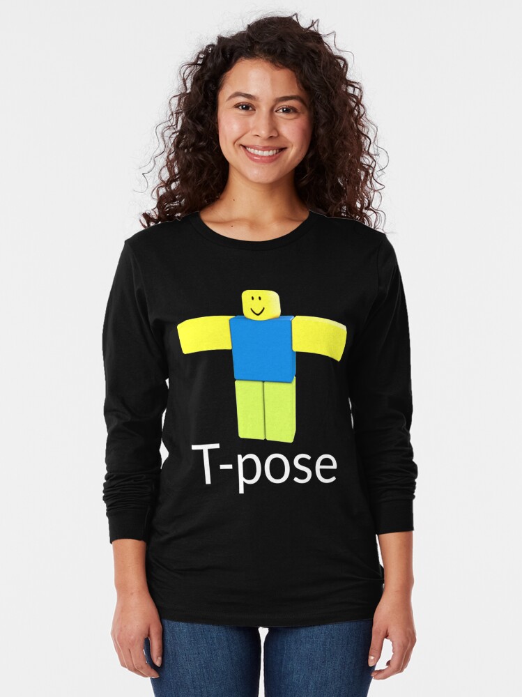 Roblox Noob Tpose Roblox T Shirt By Ludivinedupont Redbubble - noob definition t shirt roblox