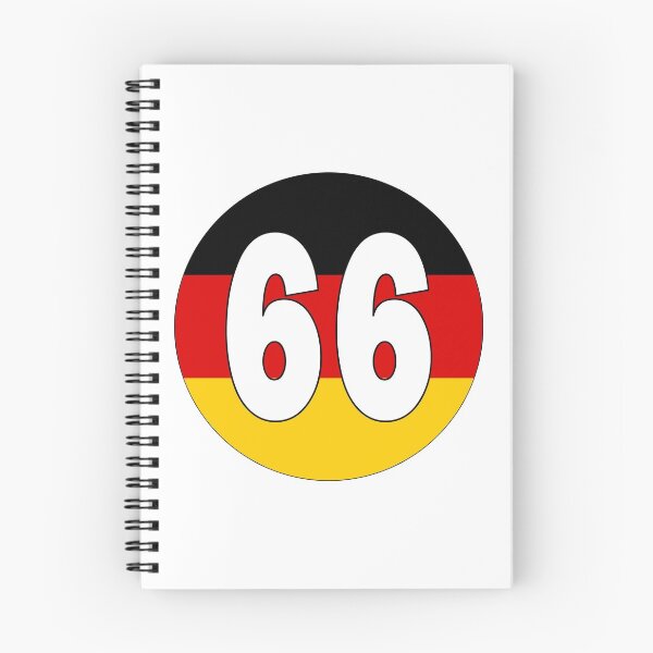 Item preview, Number 66 with Germany flag on the background designed and sold by AllShirts21.