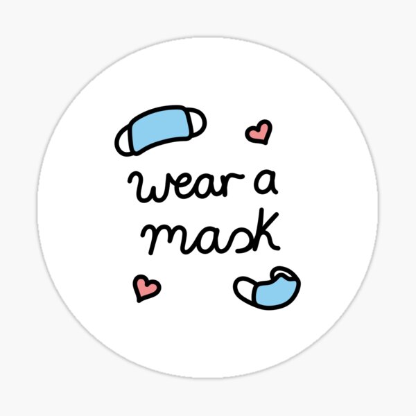 Wear a mask Sticker