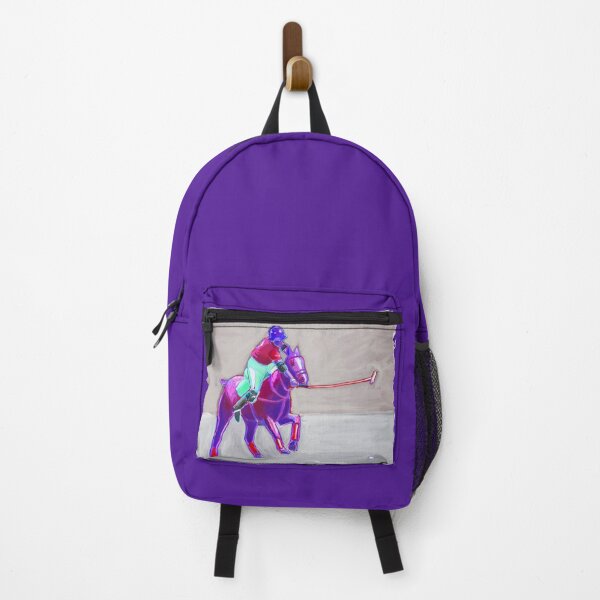 Item preview, polo player greyred lilac designed and sold by Rhea Silvia Will.