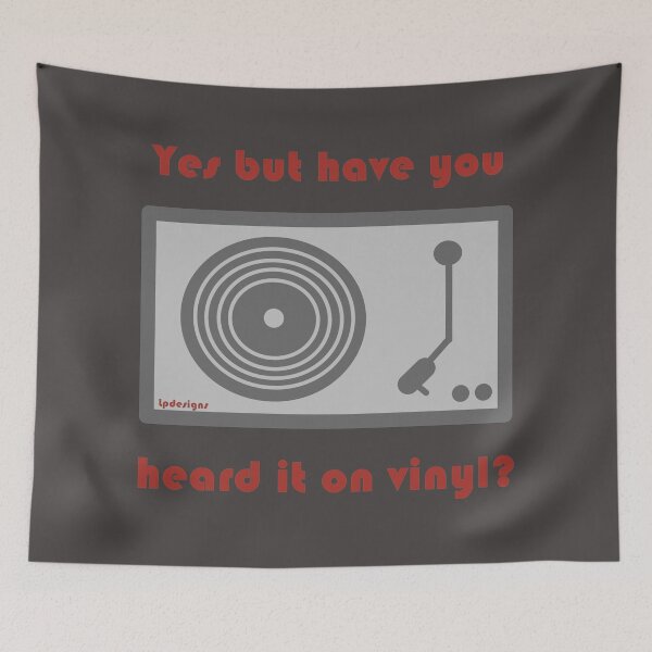 Aperçu de l'œuvre l'avez-vous entendu sur vinyle rouge créée et vendue par LPDesignsUK.