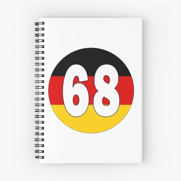 Item preview, Number 68 with Germany flag on the background designed and sold by AllShirts21.