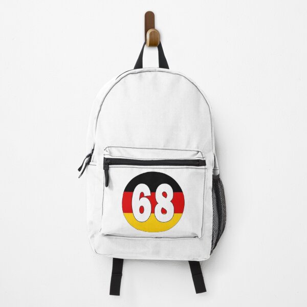 Item preview, Number 68 with Germany flag on the background designed and sold by AllShirts21.