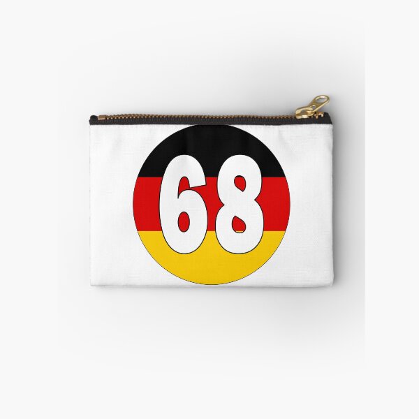 Item preview, Number 68 with Germany flag on the background designed and sold by AllShirts21.