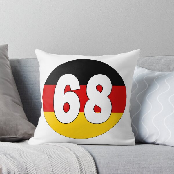 Item preview, Number 68 with Germany flag on the background designed and sold by AllShirts21.