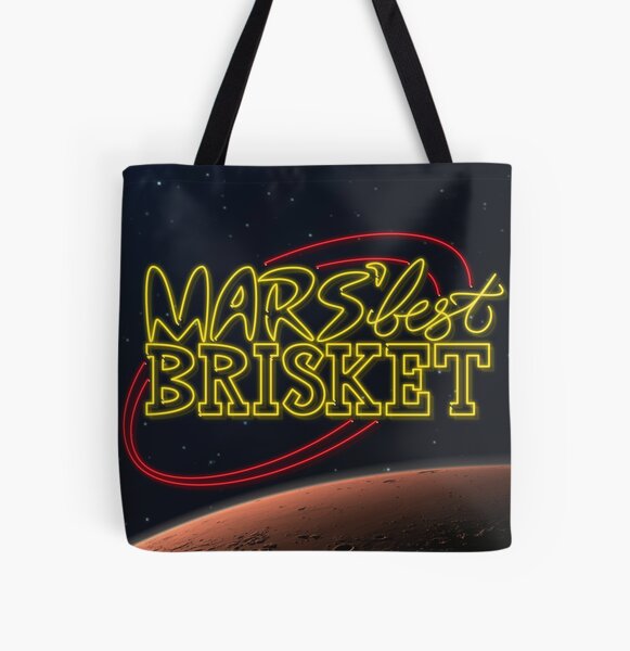 Mars' Best Brisket Show Art All Over Print Tote Bag