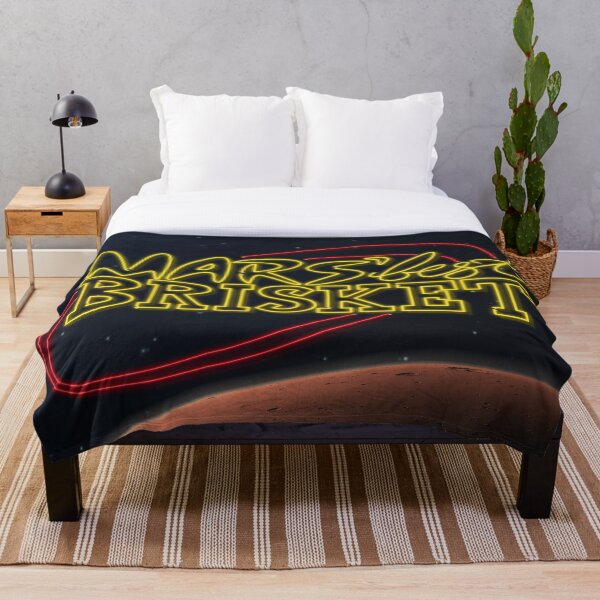Mars' Best Brisket Show Art Throw Blanket