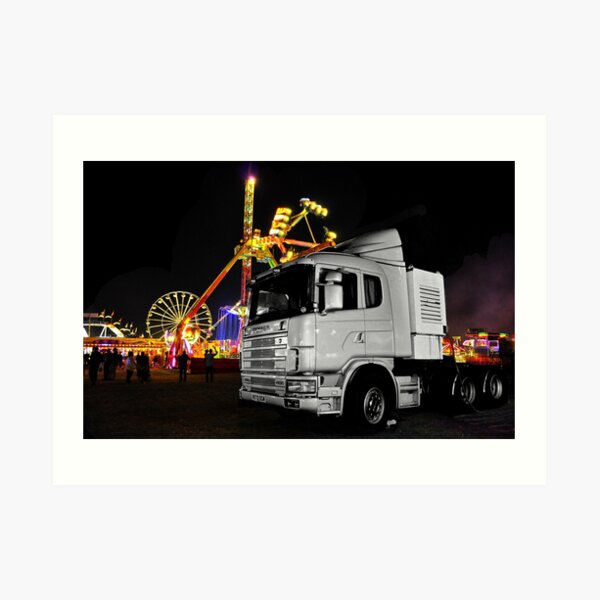 Truck n rides Art Print