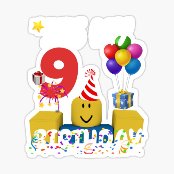 Roblox Birthday Stickers Redbubble - 24 best roblox images smiley roblox cake funny faces
