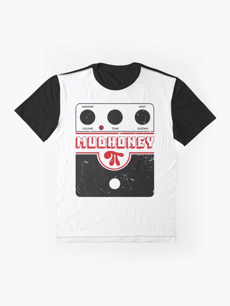 Alternate view of Mudhoney Big Muff - Guitar Distortion Pedal - Distressed Print Design Graphic T-Shirt