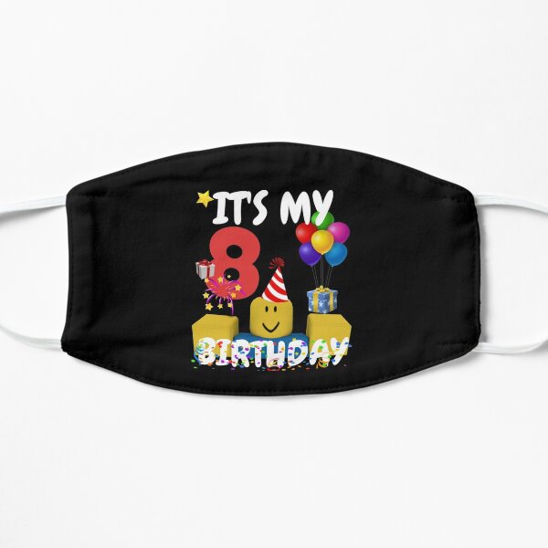 Roblox Birthday Face Masks Redbubble - roblox duck hat how to get robux on your birthday