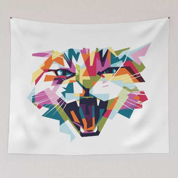 Item preview, Geometric cat designed and sold by Sasha-Arts.