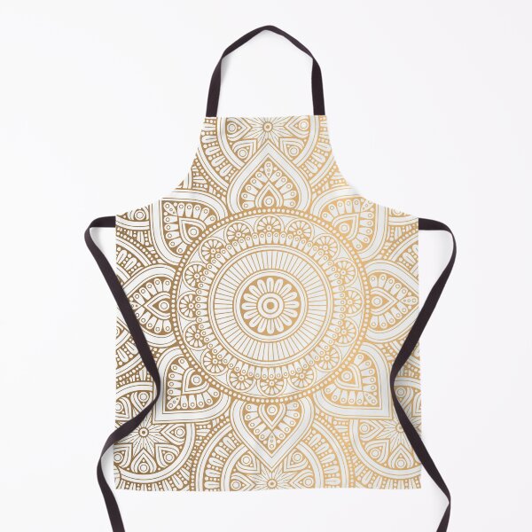 Item preview, Gold Mandala Pattern Illustration With White Shimmer designed and sold by Vic Torys ☆.