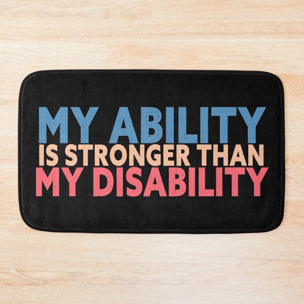 Item preview, My ability is Stronger than My disability designed and sold by EGIT.