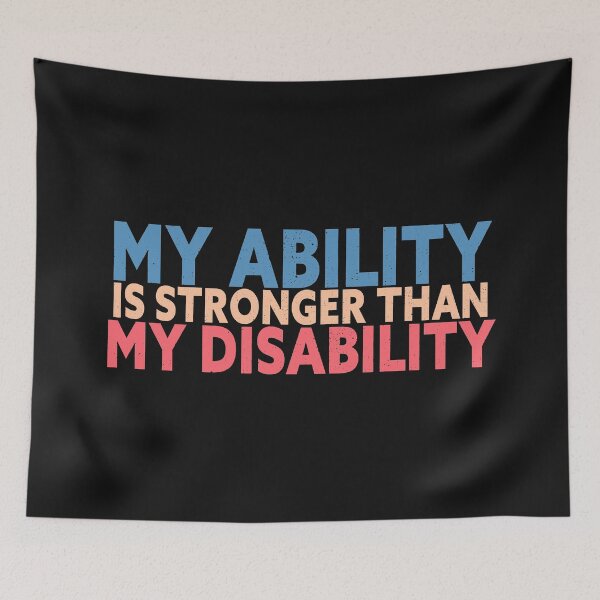 Item preview, My ability is Stronger than My disability designed and sold by EGIT.