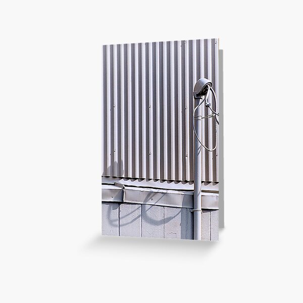 White Wall Greeting Card