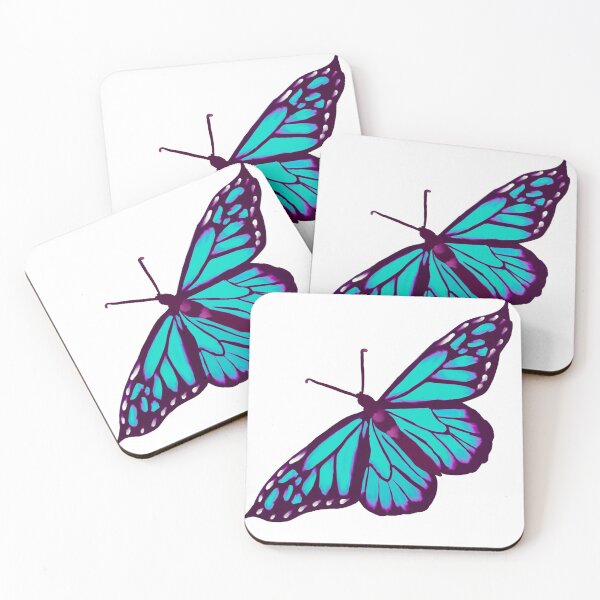 Item preview, Mariposa monarca morada designed and sold by SkyesArtbook.