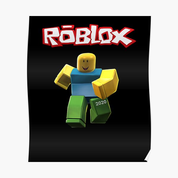 Roblox Noob New Roblox Poster By Elkevandecastee Redbubble - roblox quarantine noob 2020 roblox art print by elkevandecastee redbubble