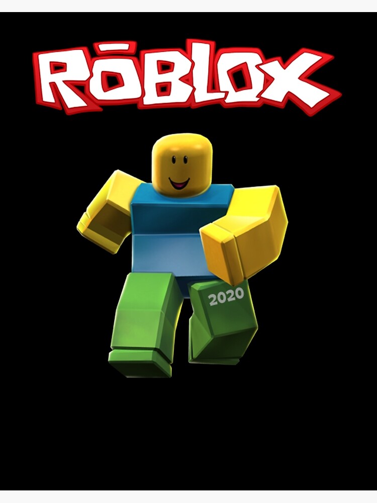 Roblox Noob 2020 Roblox Art Board Print By Ludivinedupont Redbubble - how to make noob skin in roblox 2020