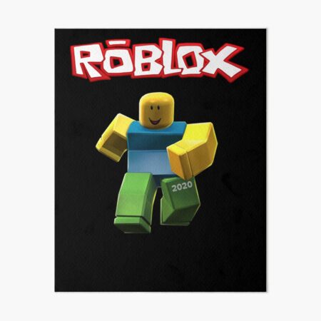 Roblox Noob 2020 Roblox Art Board Print By Ludivinedupont Redbubble - lego roblox noob