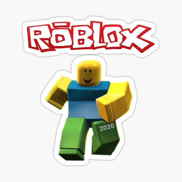 Noob 2020 Stickers Redbubble - details about plush toy classic roblox noob plushie with removable roblox hat ships from us