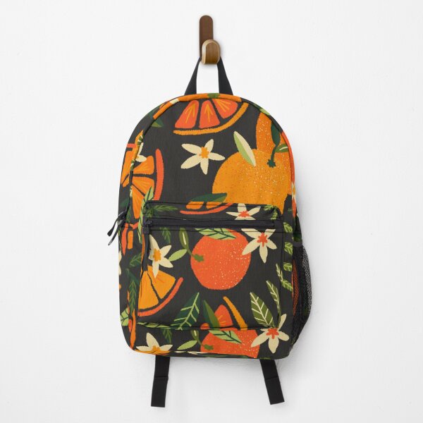 Item preview, Orange Blooms – Charcoal designed and sold by Cat Coquillette.