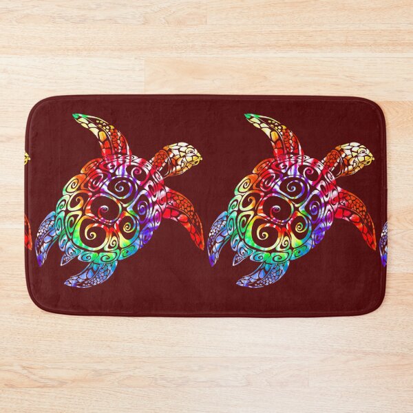 Item preview, Raindow Tie Dye Turtle designed and sold by Surfer Dave Designs.