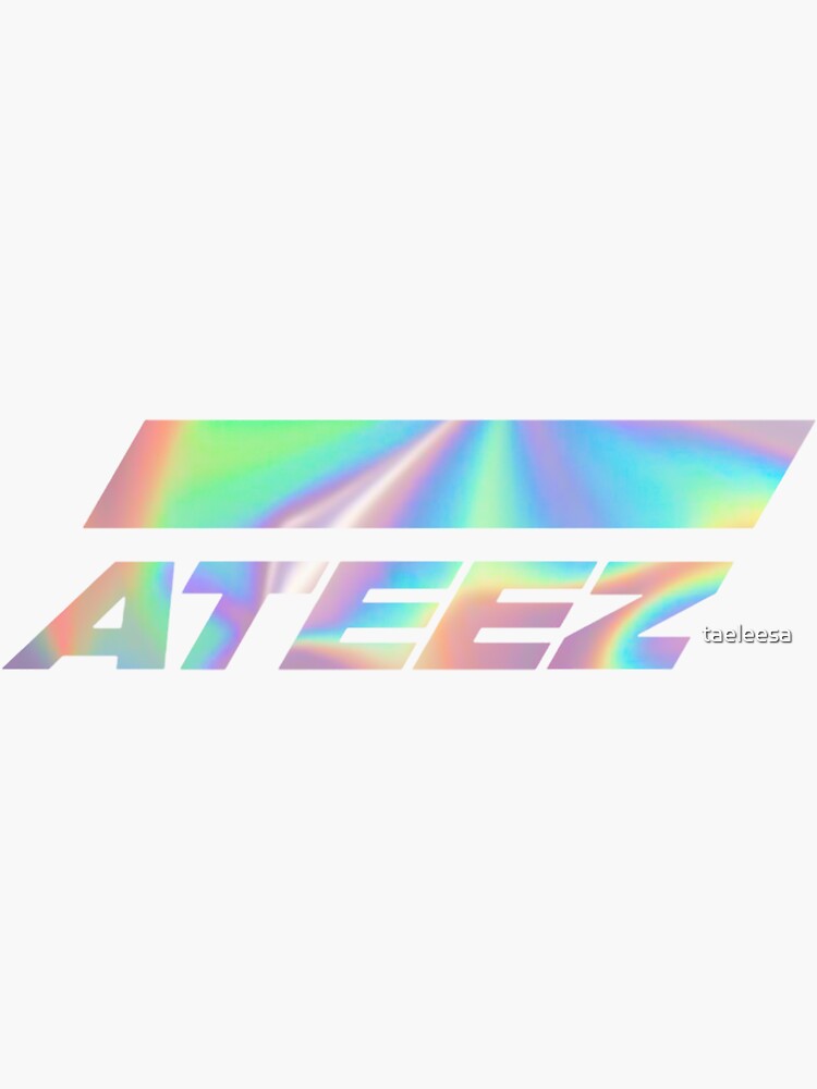 In stock, ATEEZ STICKERS HOLOGRAPHIC VINYL