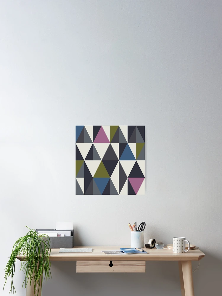 Thumbnail 2 of 3, Poster, Square Diamond Color Pattern designed and sold by Slappers.