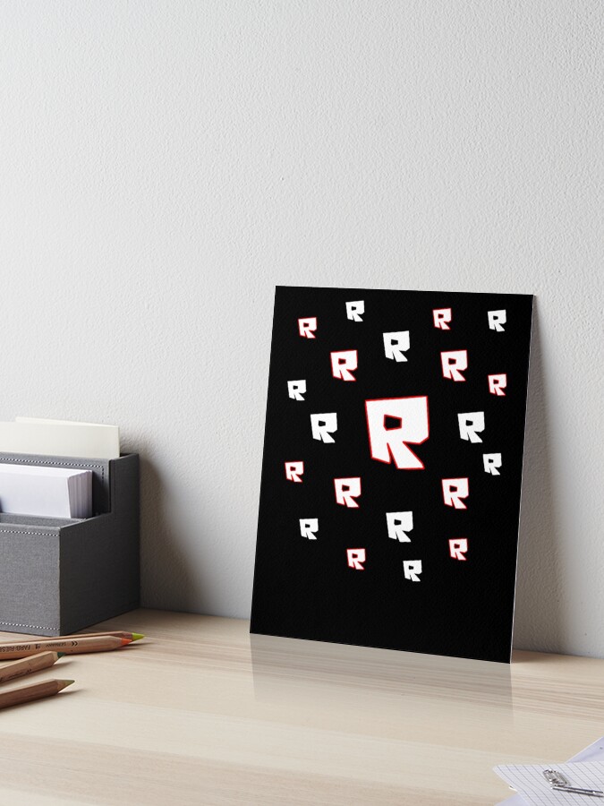 Roblox R Roblox Art Board Print By Ludivinedupont Redbubble