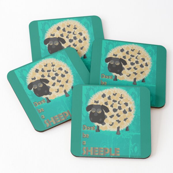 Item preview, Don't be a Sheeple_Motivational art  designed and sold by SueSakpal.