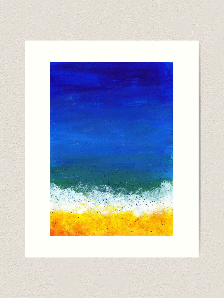 Thumbnail 2 of 3, Art Print, Seashore One designed and sold by GillianAdams.