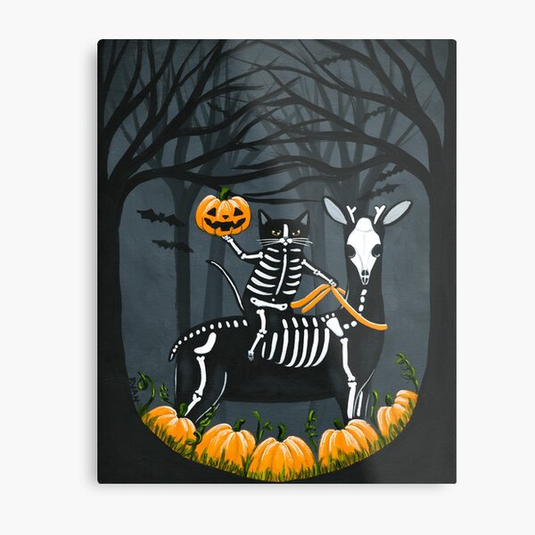 The Not So Headless Horseman Metal Print