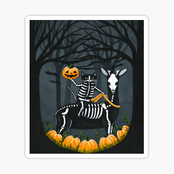The Not So Headless Horseman Sticker