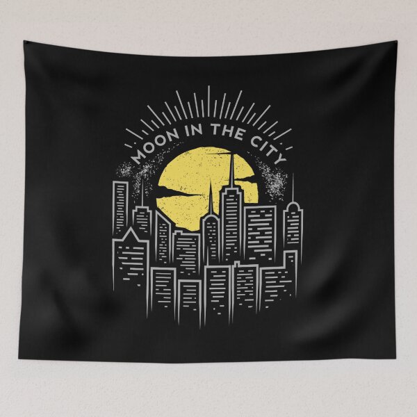 Item preview, Moon in the city - Awesome moon lover Gift designed and sold by Teenation9.
