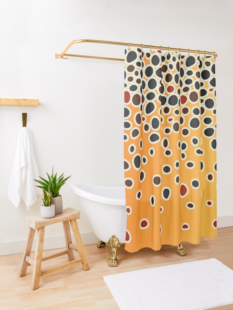 Trout Shower Curtains