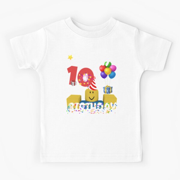 Noob Birthday Kids T Shirts Redbubble - straight outta roblox kids t shirt by infdesigner redbubble