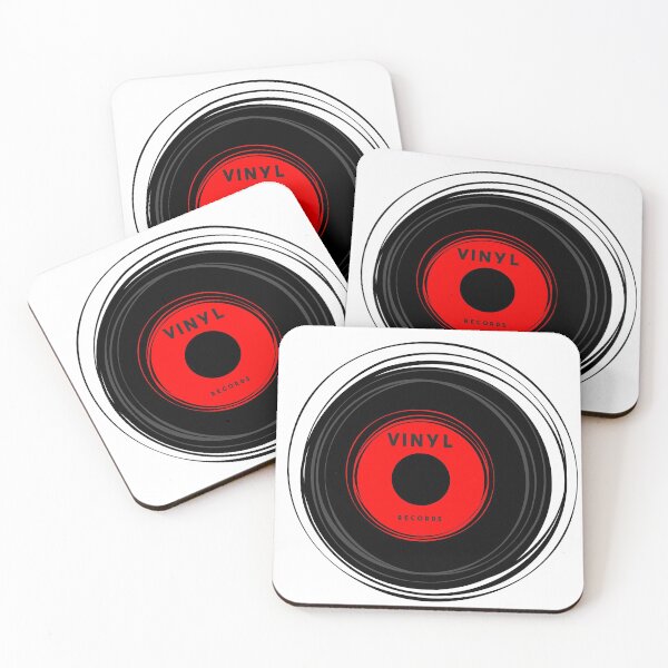 Item preview, Black and Red Vinyl Records Logo designed and sold by Mark Zajac.