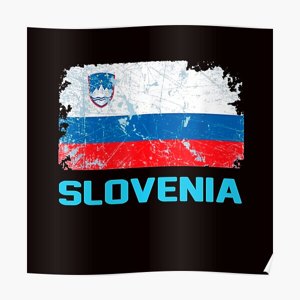 Slovenian Flag Wall Art Redbubble