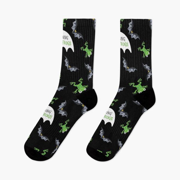 Item preview, It's Raining (Sparkly Halloween) Bats and Frogs 2 designed and sold by VicEllisArt.