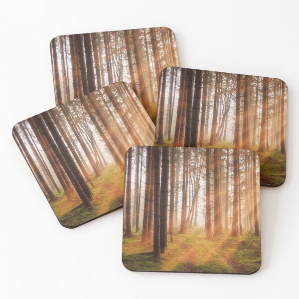 Artikelvorschau, Wald Sonnenaufgang entworfen und verkauft von DoodleDashCollective.